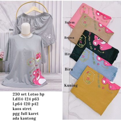 230 Setelan Lotso Pendek