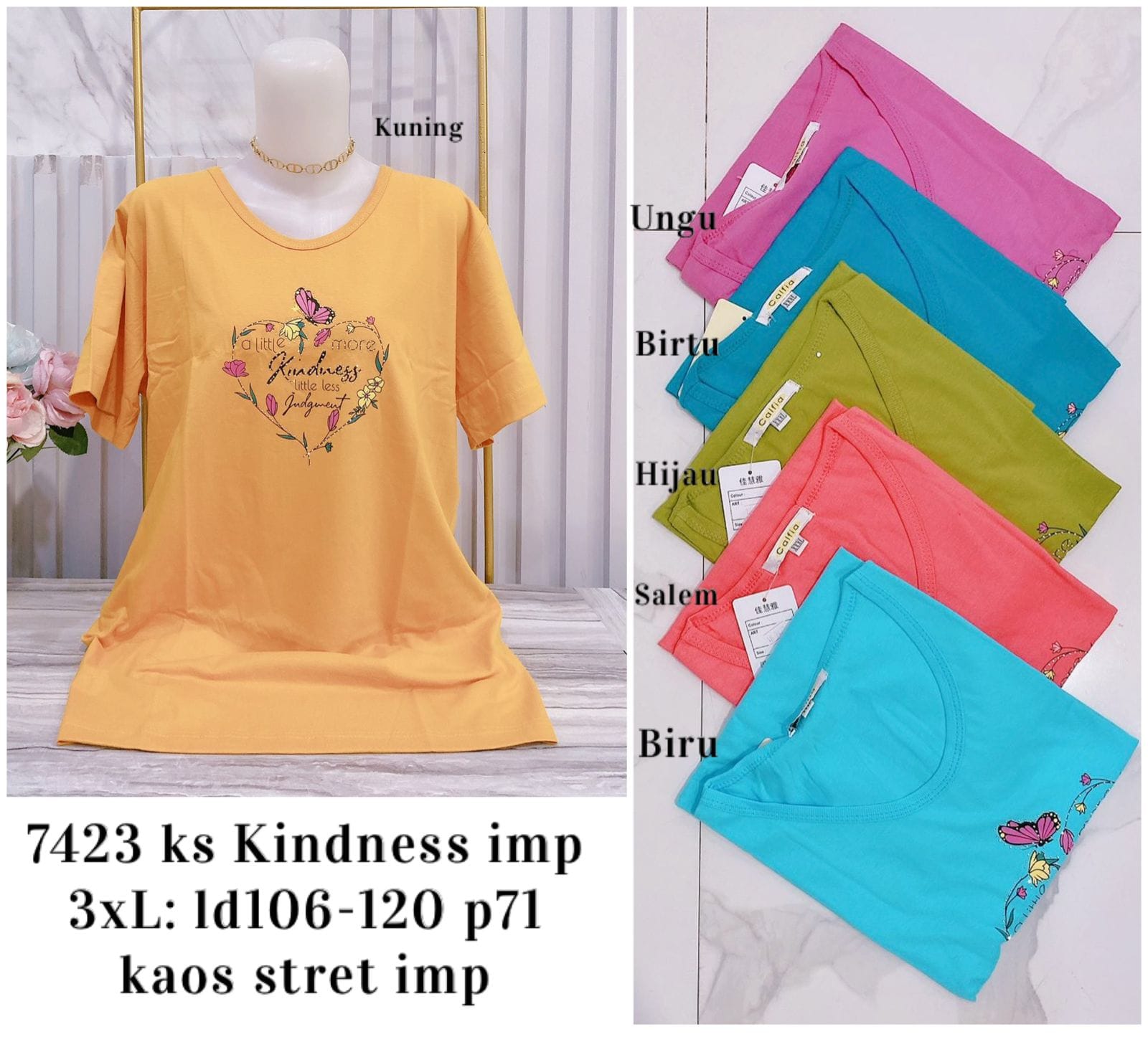 7423 Kaos Kindness 3XL