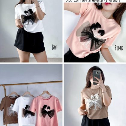 8823-171# Crop Top Bowflo