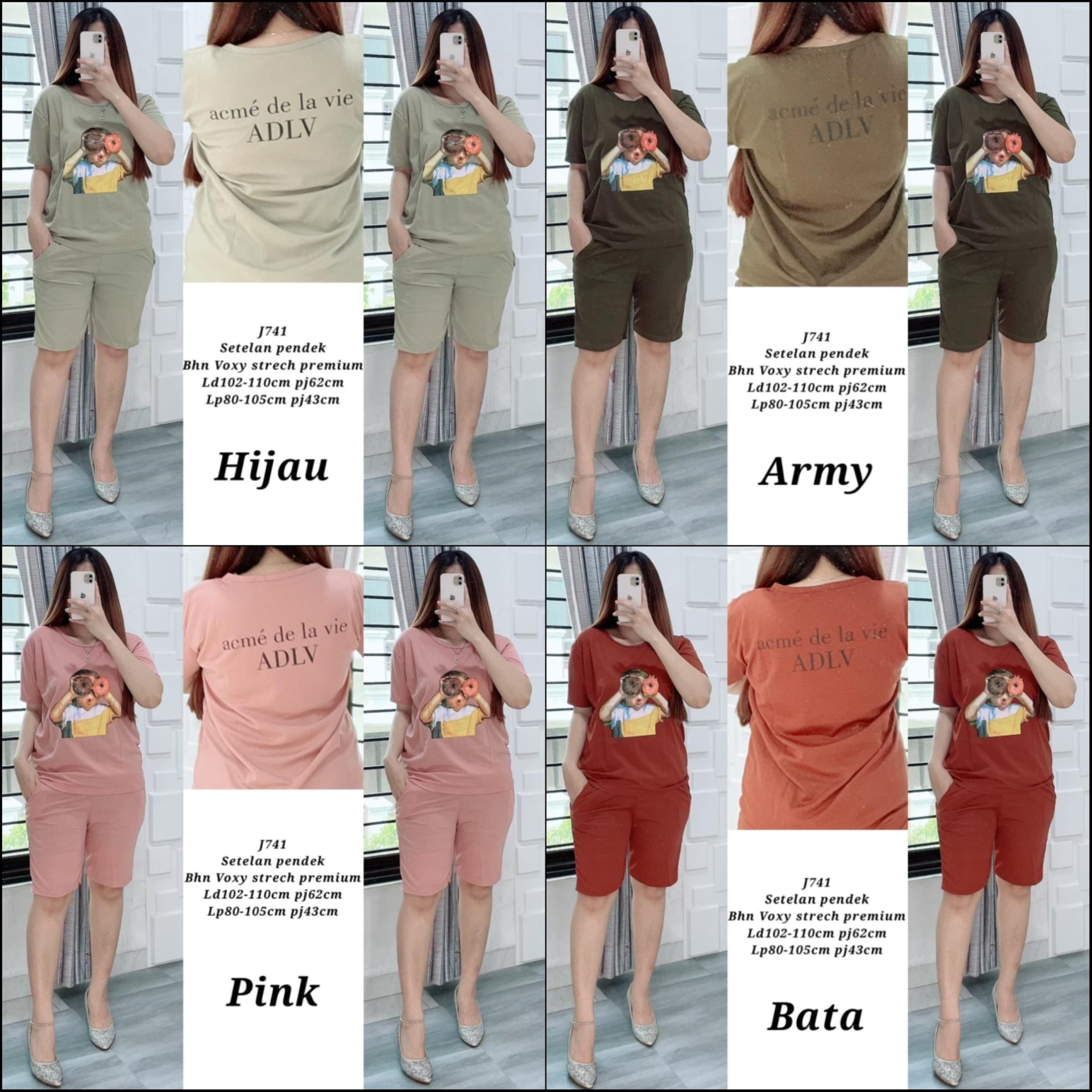 J741 Setelan Santai Voxy