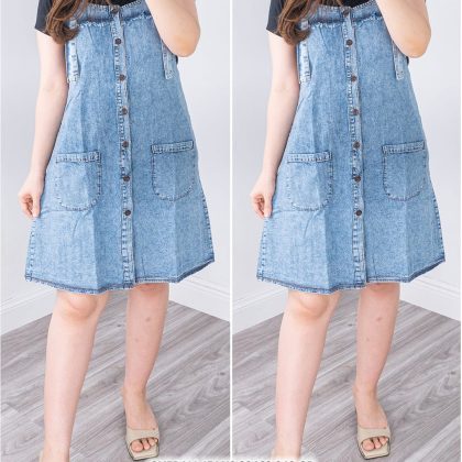 92463 Overall Jeans Kancing